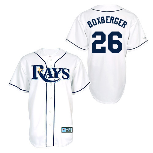 Brad Boxberger #26 Youth Baseball Jersey-Tampa Bay Rays Authentic Home White Cool Base MLB Jersey